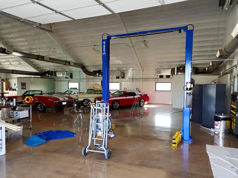 Car lift electrical installation by CLP Electric