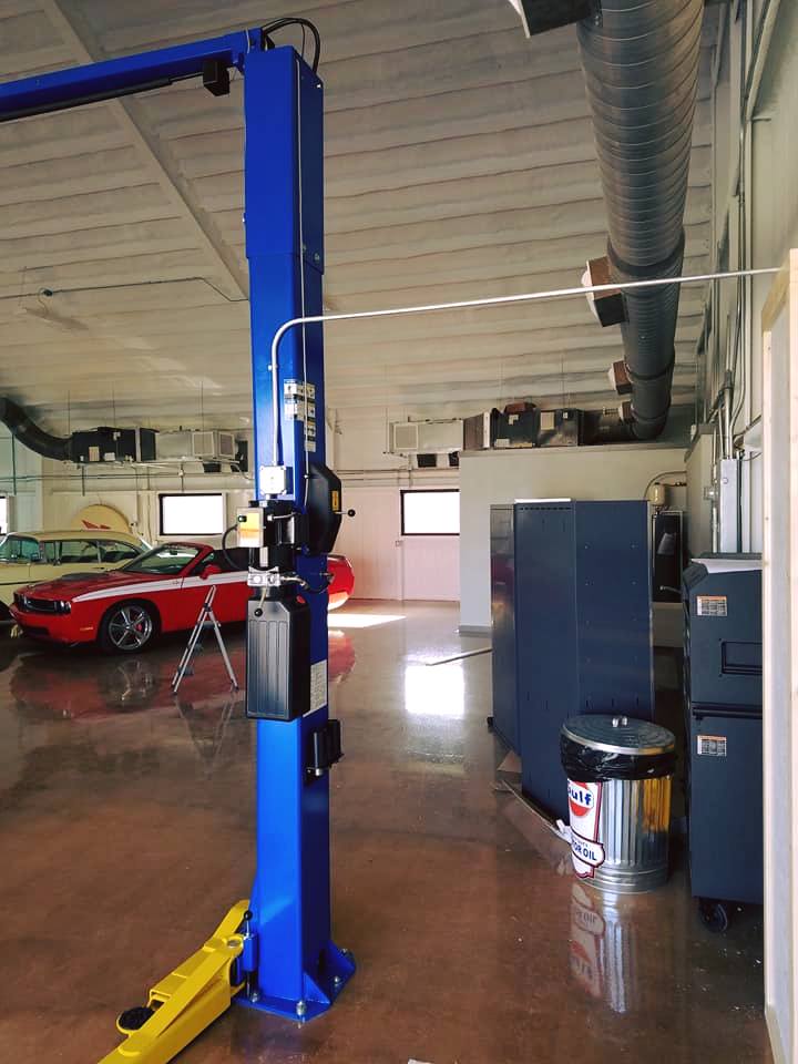 Car lift electrical installation by CLP Electric