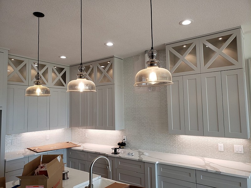 Kitchen lighting and electrical by CLP Electric